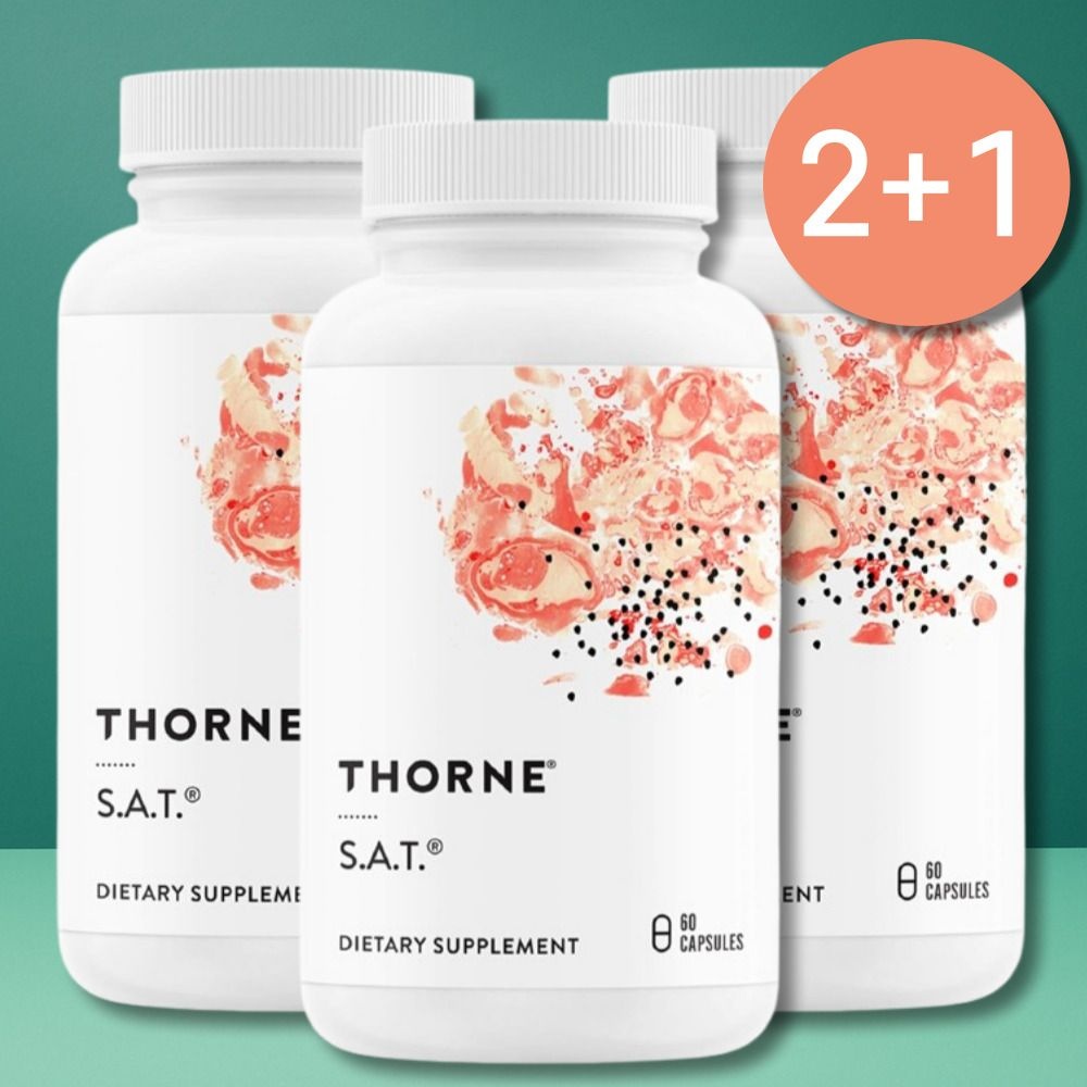 [해외] 쏜리서치 sat 60캡슐 커큐민 아티쵸크 밀크씨슬 3병 6개월분