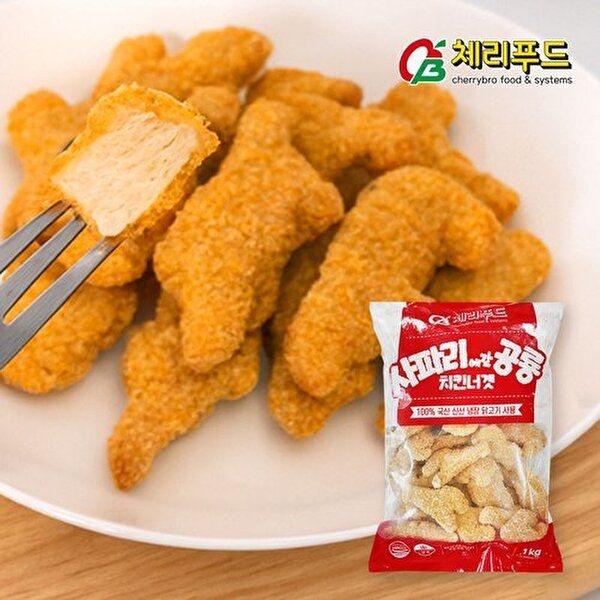 체리푸드 사파리에 간 공룡치킨너겟 1kg 1봉