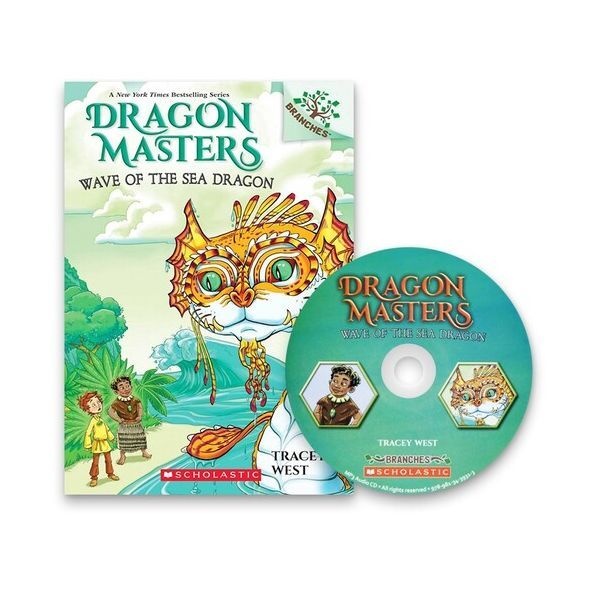 영문 영어 유아도서 Dragon Masters #19: Wave of the Sea Bookmp3 CD: StoryPlus QR 포함 A Branches Book Paperbackmp3 CD 미국판 1034259