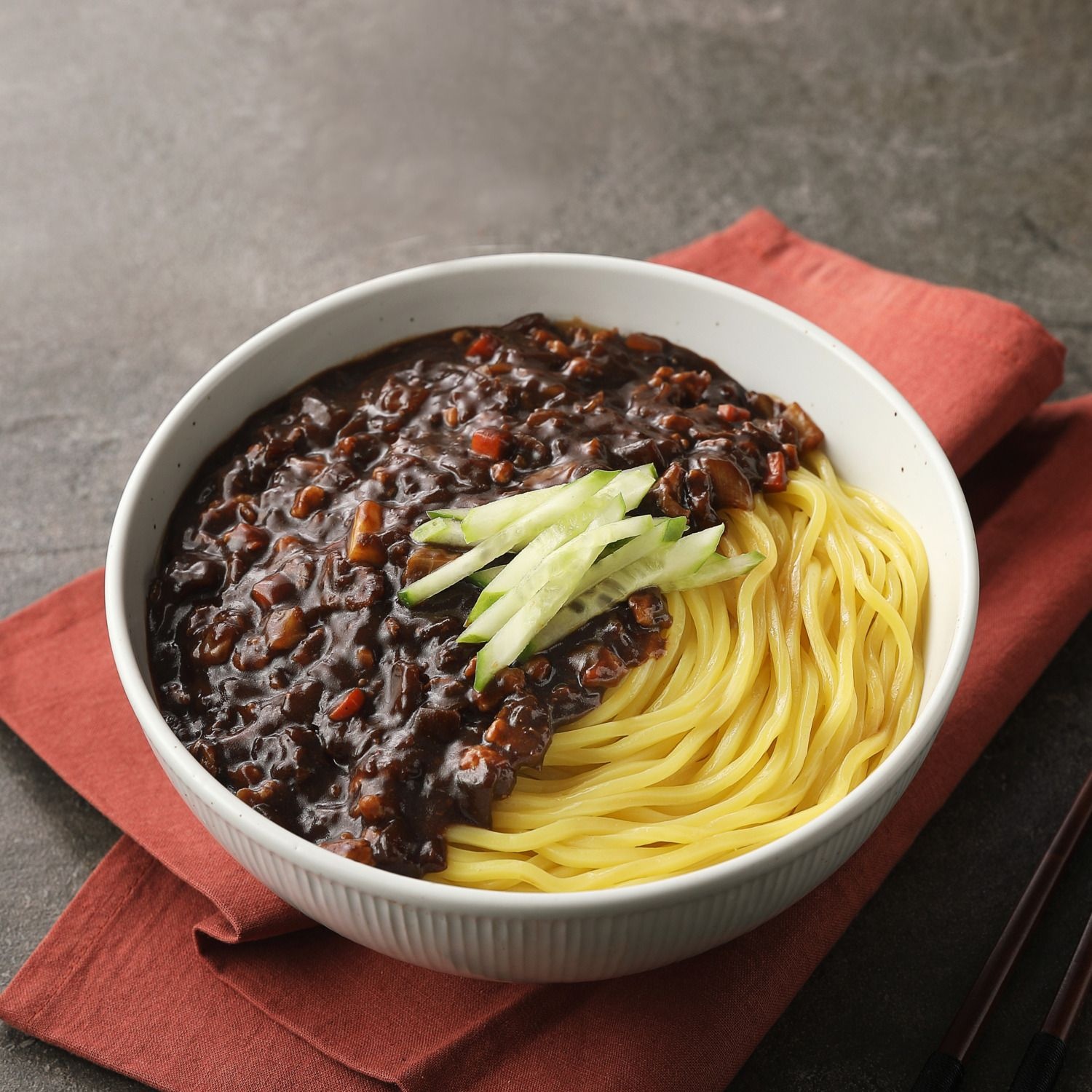 만조원(주) 미인중식홍야 유니짜장 2인분(소스2+중화면2)