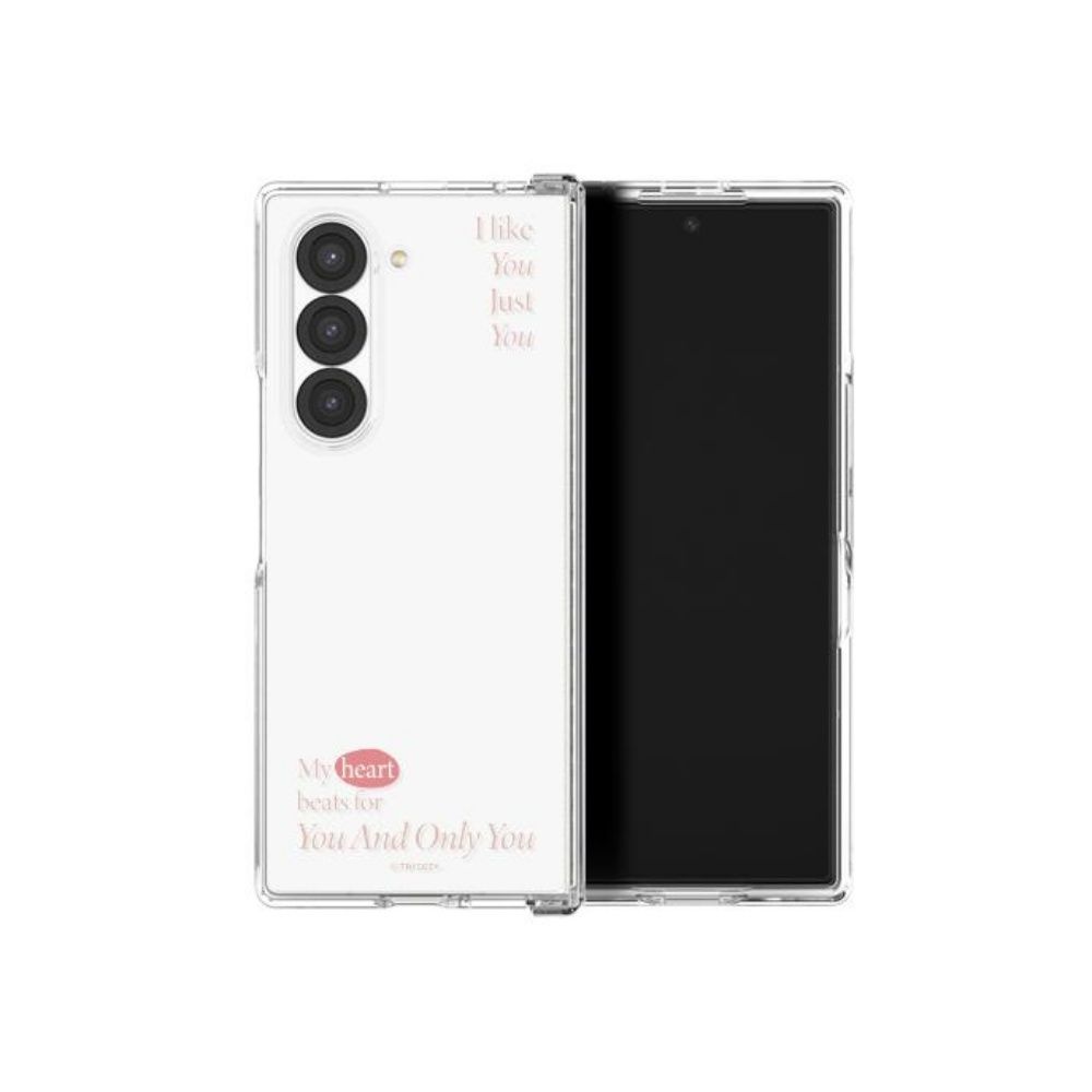 트라이코지 갤럭시 Z폴드 4 5 6 7 케이스 페일 피치 저스트 힌지보호 투명 슬림 하드 폴드7 폴드6 풀커버 무선충전 TRY