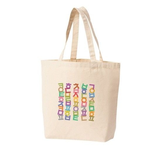 상품상세참조 에코백 세종대왕 훈민정음 신기한 한글나라