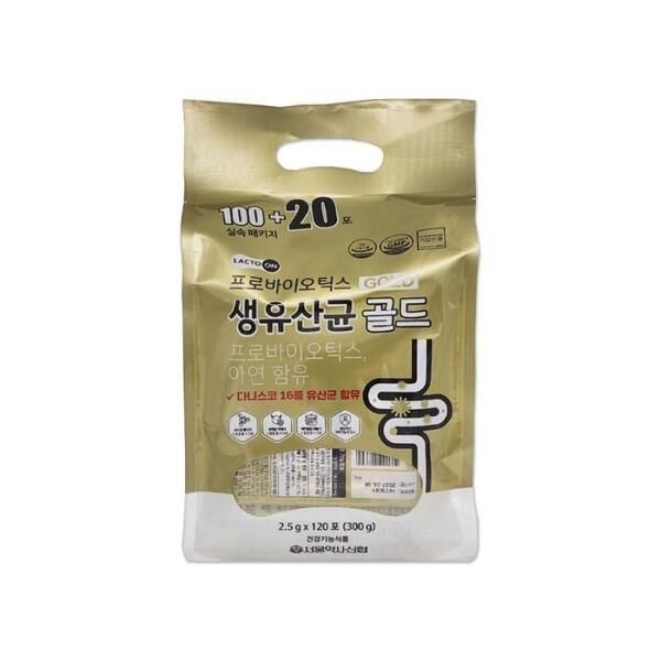 [셀러허브 식품] 서울약사신협 프로바이오틱스 생유산균 골드 2.5g 120포/mjc