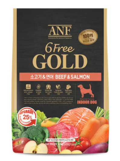 ANF 6free 골드 애견사료 인도어 10kg 개별포장(400gX25개) 코스트코