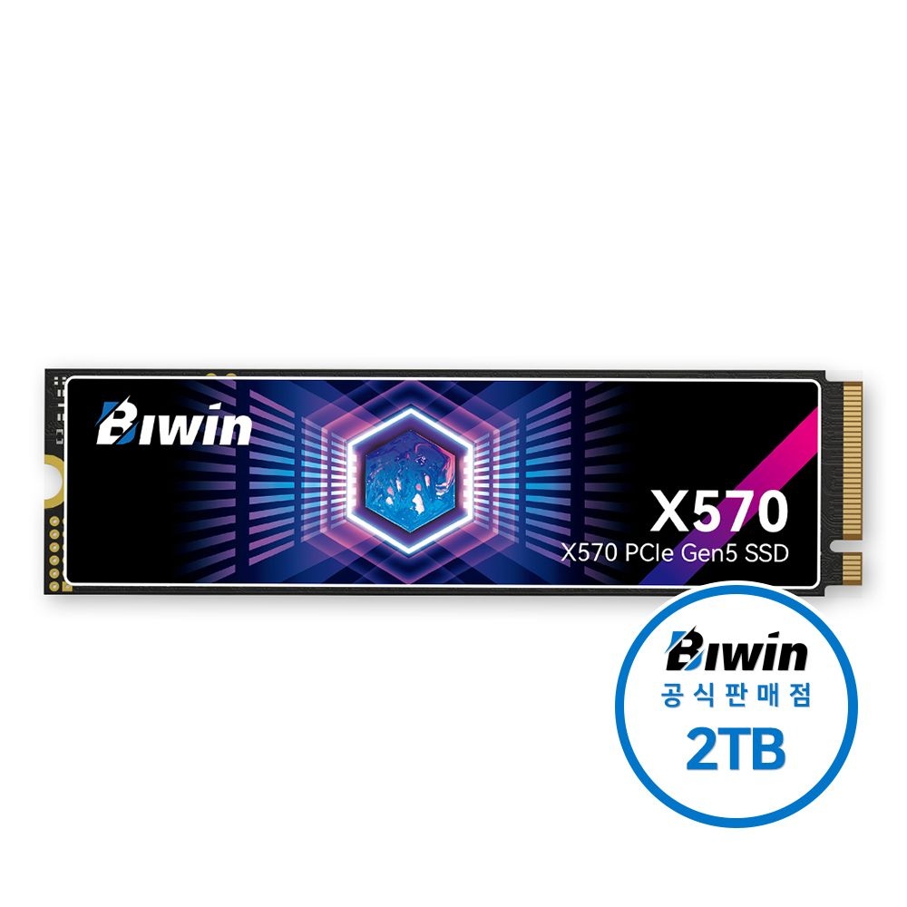 비윈 BIWIN Black Opal X570 NVMe Gen5 M.2 2280 SSD 2TB
