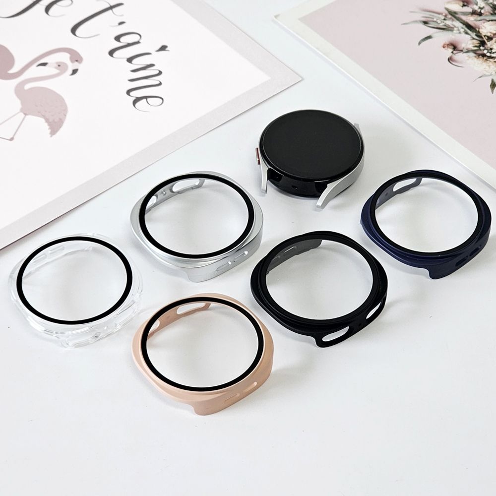 갤럭시워치8 케이스 울트라 클래식 풀커버 강화유리 베젤링 40mm