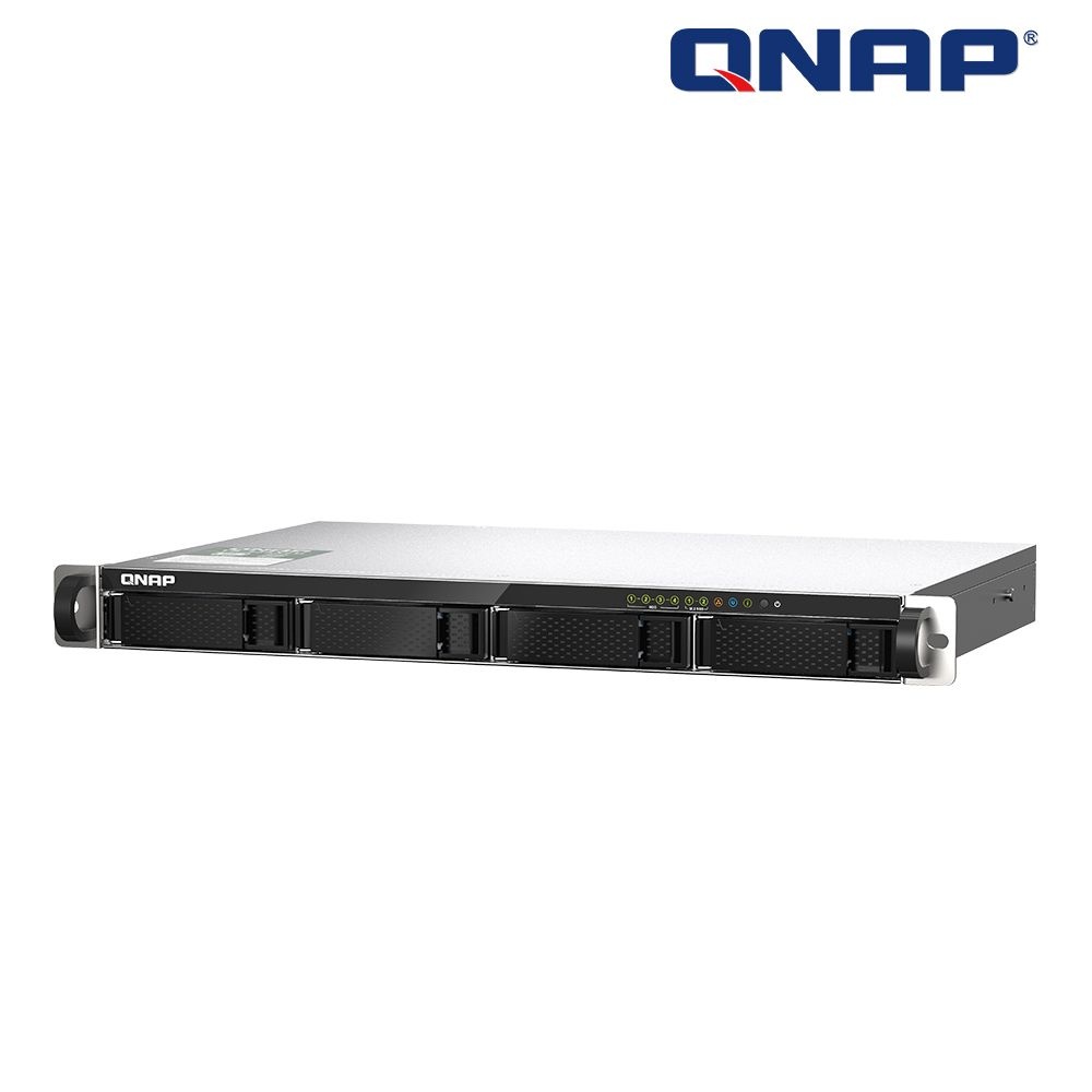 [오늘출발] QNAP 큐냅 4베이 랙마운트 NAS QNAP TS-435XeU-4G 1U 2.5G/10G지원 NVMe SSD캐싱