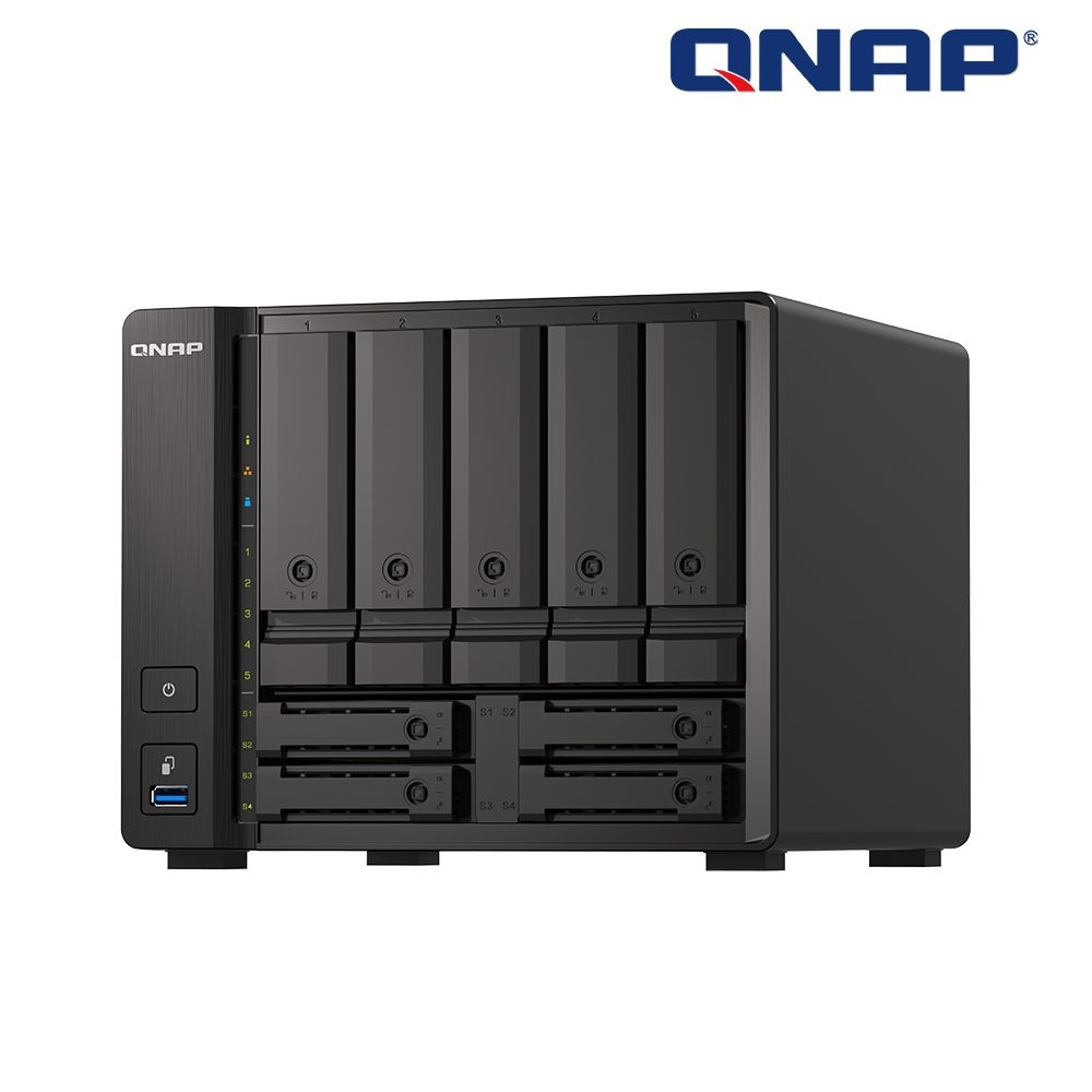 [오늘출발] QNAP 큐냅 QNAP 9베이 기업 NAS TS-h973AX-8G U.2 SSD 10G지원