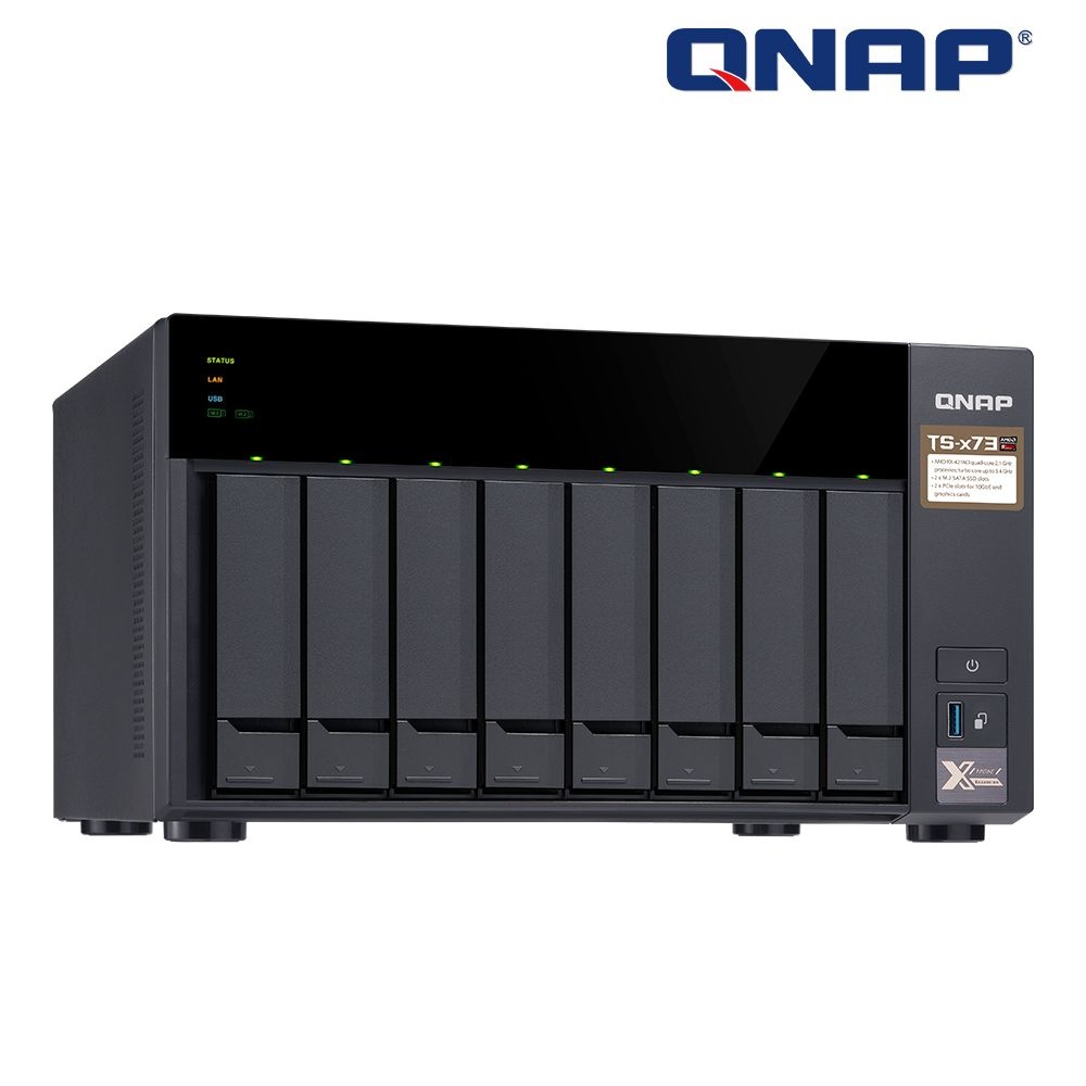[오늘출발] QNAP 큐냅 QNAP 8베이 기업 NAS TS-873A-8G 듀얼2.5GbE NVMe지원