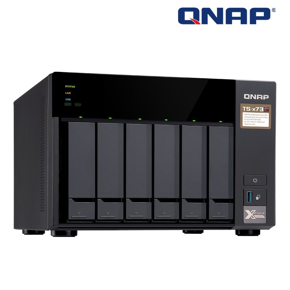 [오늘출발] QNAP 큐냅 QNAP 6베이 기업 NAS TS-673A-8G 듀얼2.5GbE NVMe지원
