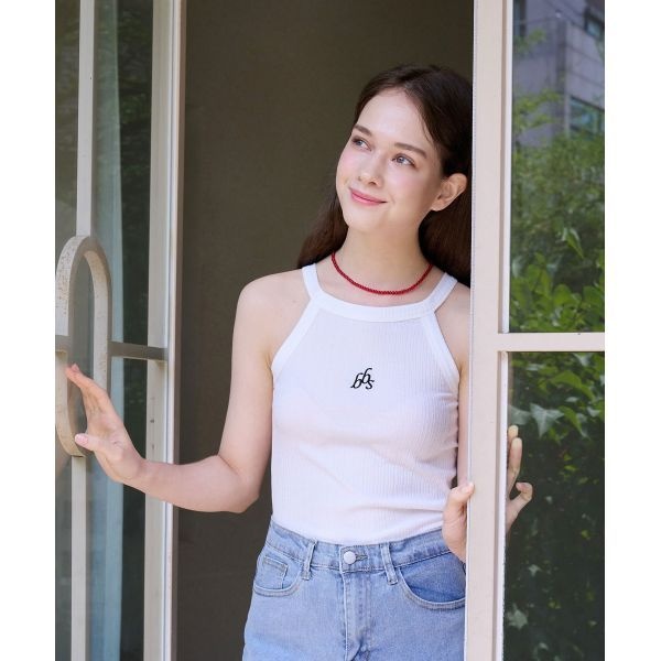 바이바이섭 홀터넥 탑 화이트 [T42] 170056