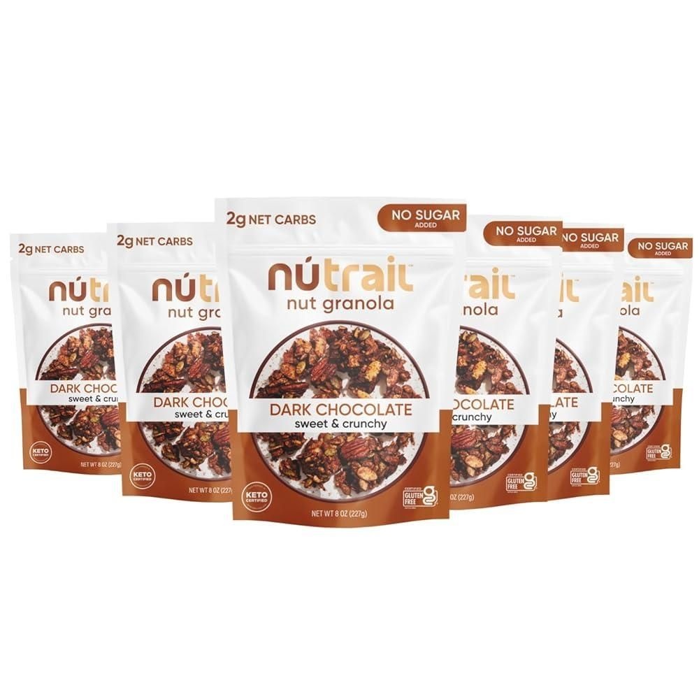 NuTrail 누트레일 NuTrail Nut Granola, 다크 초콜릿 시리얼 226.8g