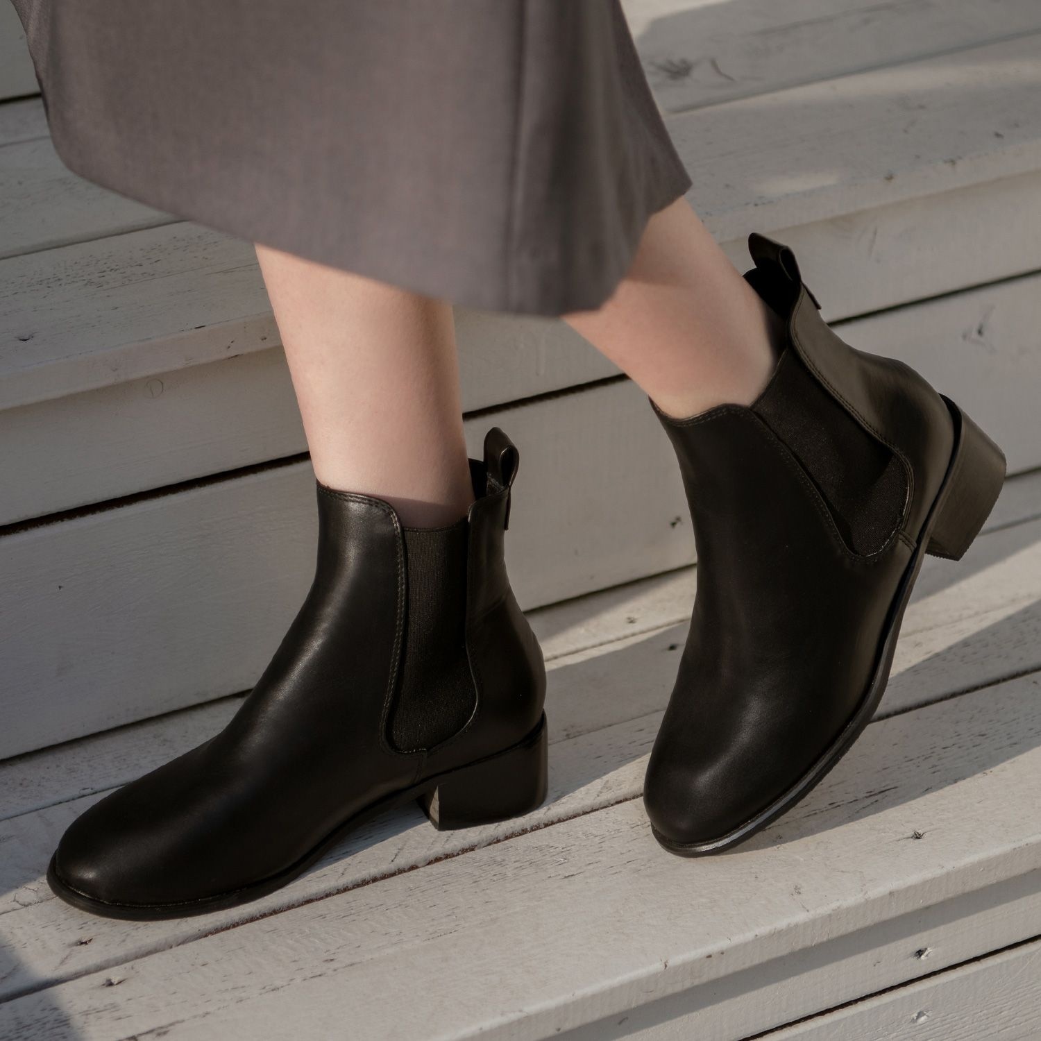 소보제화 마르타 첼시 앵클부츠 4cm