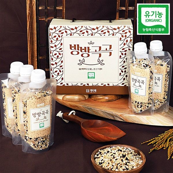 [하프클럽]프레쉬푸드 국내산 유기농 찹쌀 현미 귀리 찰보리 찰흑미 혼합 500g x 5