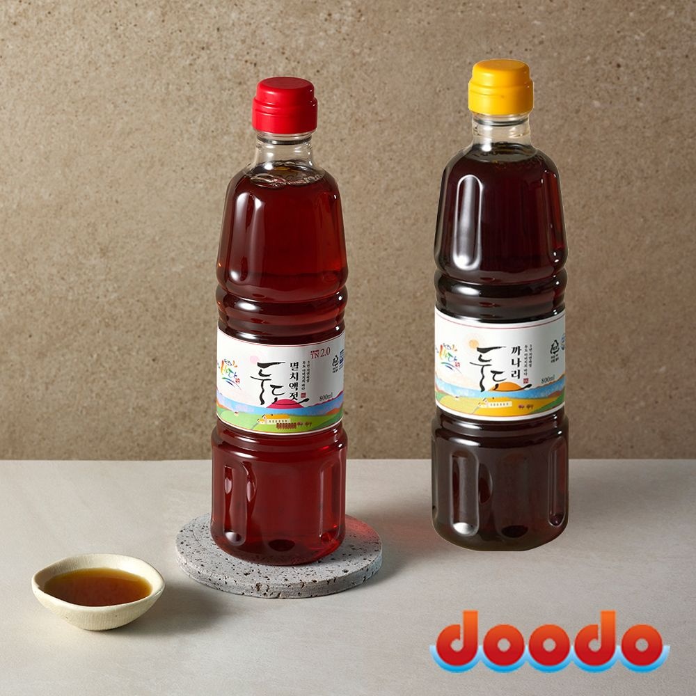두도 두도 멸치액젓 800ml 까나리액젓 800ml 3년숙성 프리미엄 원액 혼합 2호B 단체 명절 선물