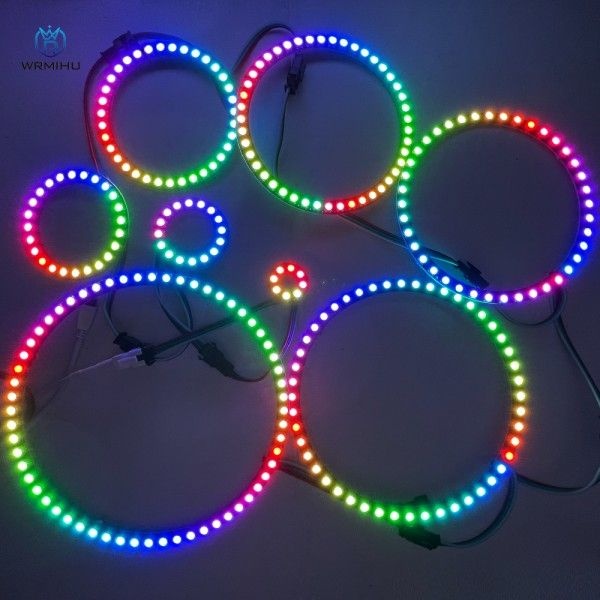 DC5V WS2812B DIY RGB 8 ~ 241led 라운드 모듈