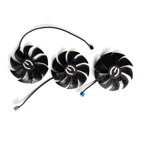 87mm 4핀 PLD09220S12H RTX3080 쿨러 팬, EVGA