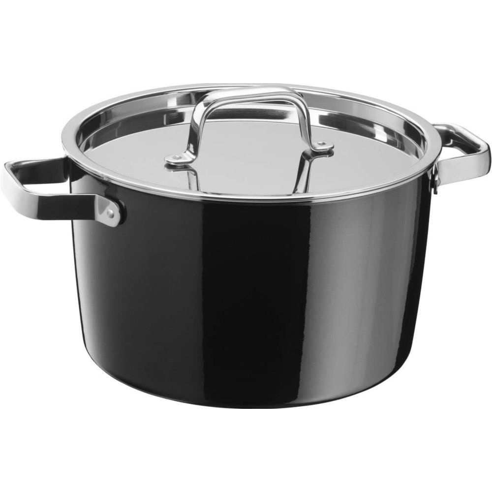 [해외] WMF 퓨전테크 아로마틱 Aromatic 0515345290 냄비 24cm 6.2L 블랙