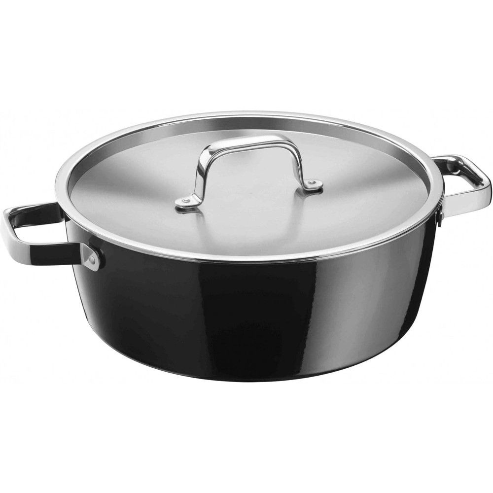 [해외] WMF 퓨전테크 아로마틱 Aromatic 0515355290 냄비 28cm 5.9L 블랙