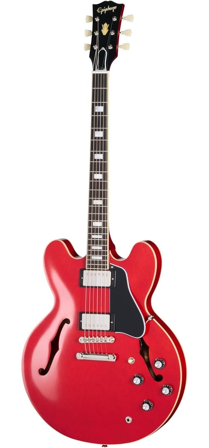 [해외] 에피폰 1962 ES-335 리이슈 식스티즈체리 세미어쿠스틱기타 할로우바디