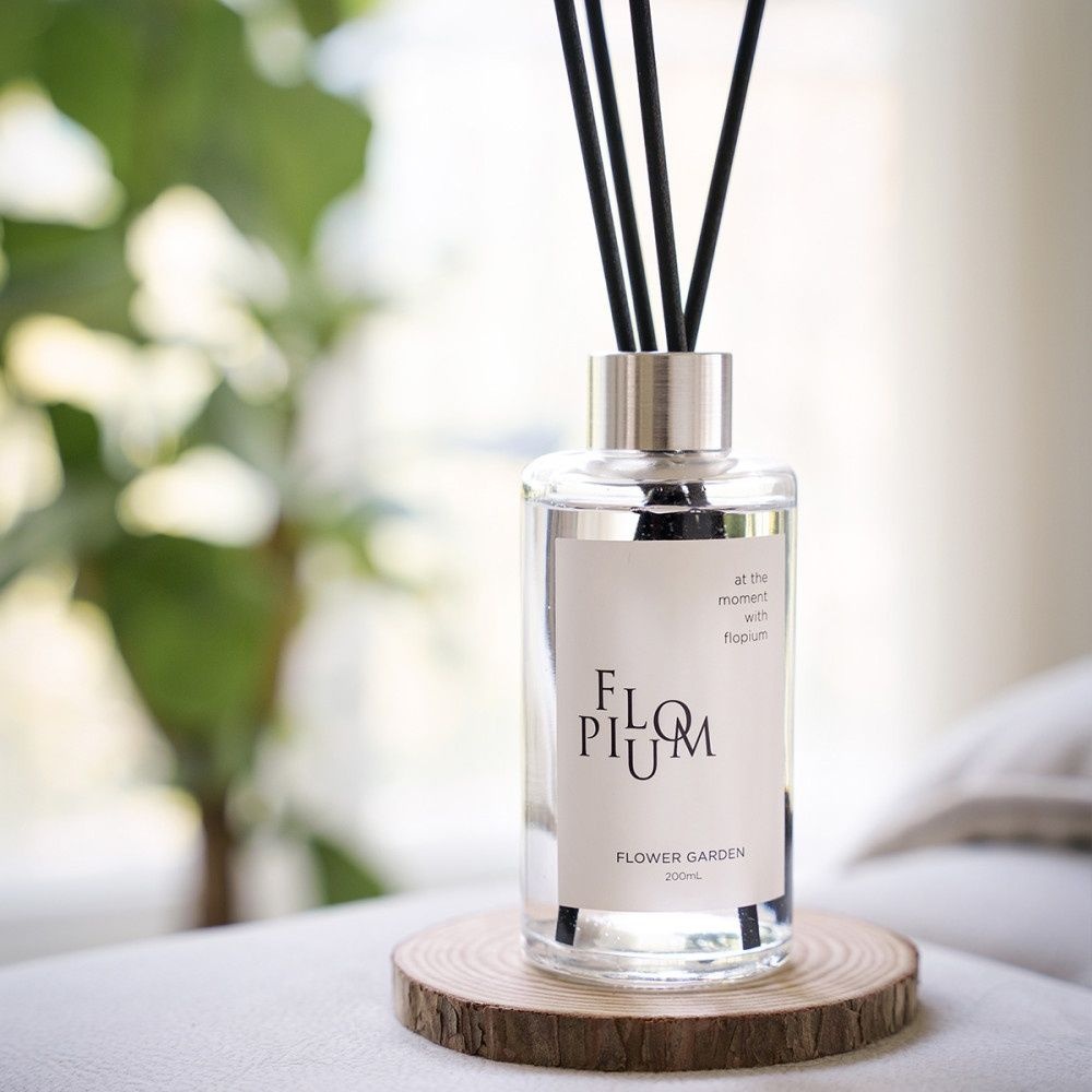 [오늘출발] 플로피움 디퓨저 대용량 실내방향제 화장실 거실 욕실 사무실 호텔 인테리어 플라워가든, 200ml, 1개