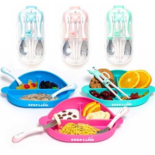 베베라팡 [보리보리]베베라팡 첫 트레이닝 스푼포크젓가락세트 (케이스 증정)