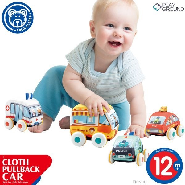 [보리보리]하늘썬별 소프트 헝겊 풀백 자동차 엠블란스 경찰 택시 huanhe0237