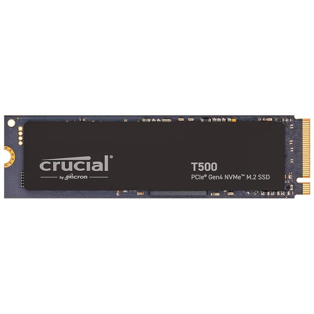 크루셜 [해외] Crucial T500 2TB Gen4 NVMe M.2 내장 게이밍 SSD, 최대 7400MB/s,+ 1mo Adobe CC 모든 앱 - CT2