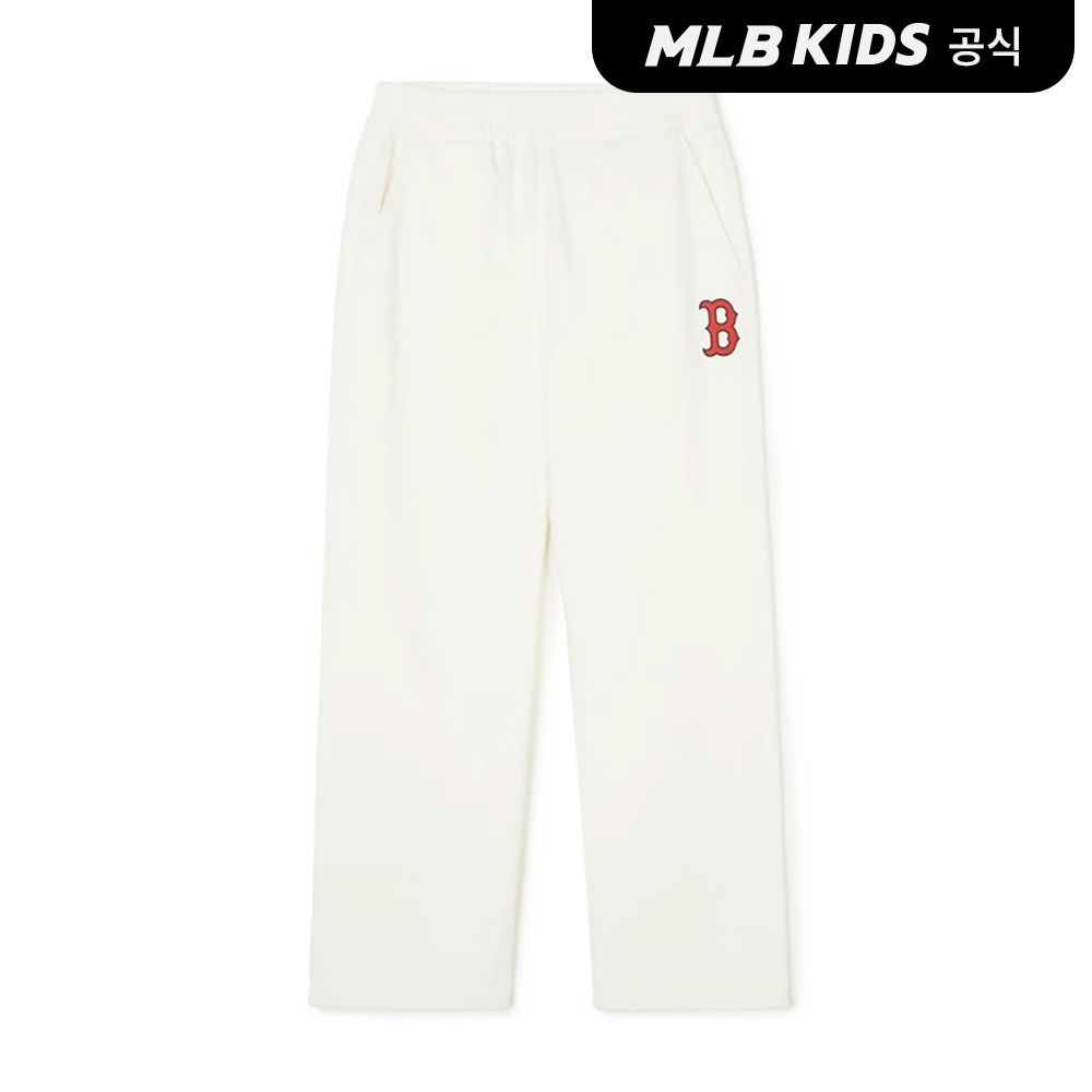 MLB 키즈 (공식) 바시티 팬츠 BOS (Ivory) 7APTV0141-43IVS