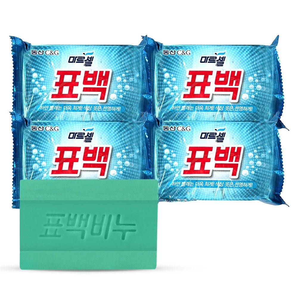 [오늘출발] 크리오 마르셀 표백 세탁 빨래 비누 230g 4개입