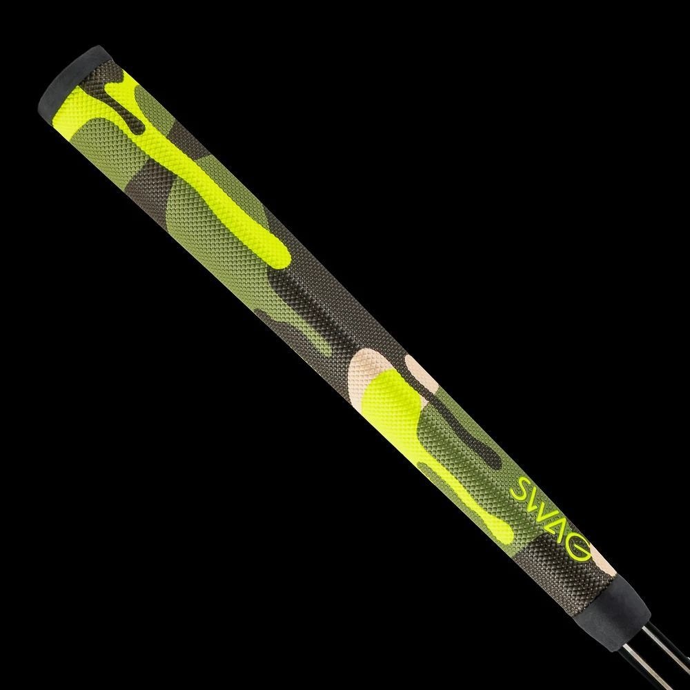 [해외] SWAG GOLF 퍼터그립 Camo Neon Green Drip Midsize Putter Grip