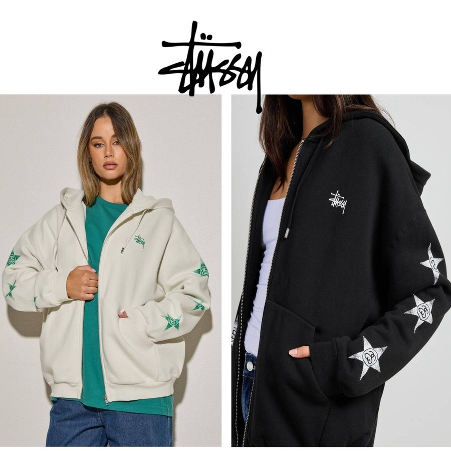 호주 스투시 Stussy 스타 집 후드집업