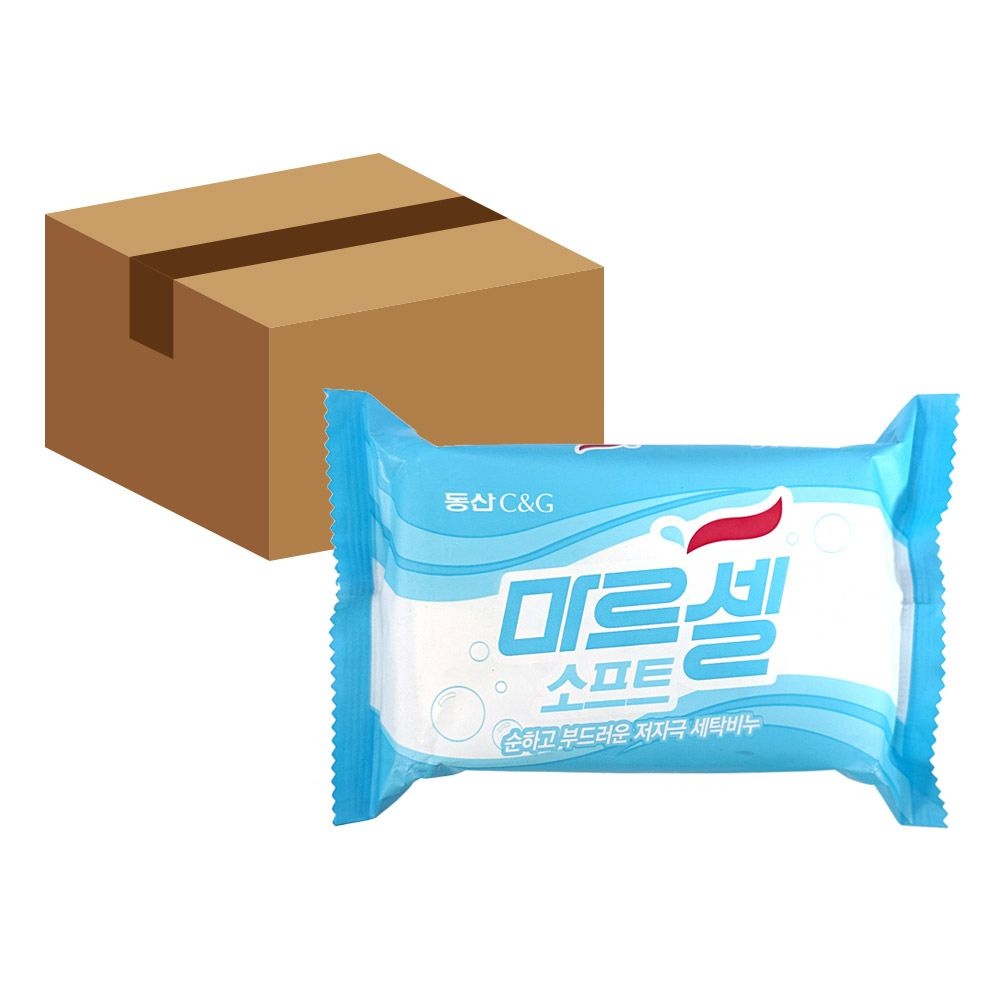 [오늘출발] 크리오 마르셀 소프트 저자극 세탁 빨래 비누 230g 32개