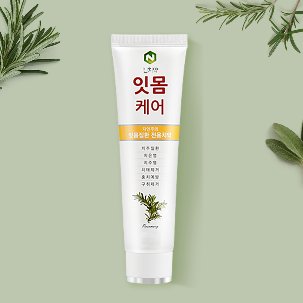 엔치약 잇몸 케어 자연팩토리 천연 유래 불소x