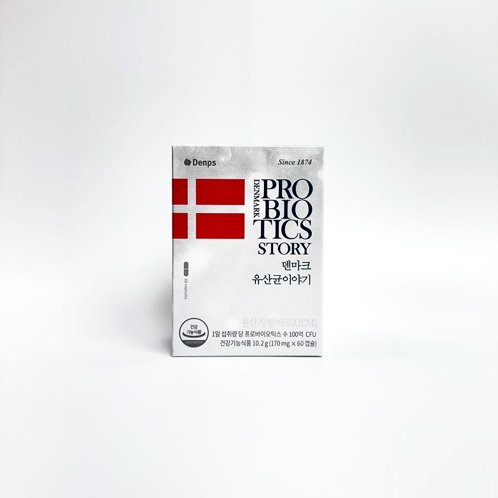덴프스 덴마크 유산균 이야기 170mg x 60캡슐 1개 UN