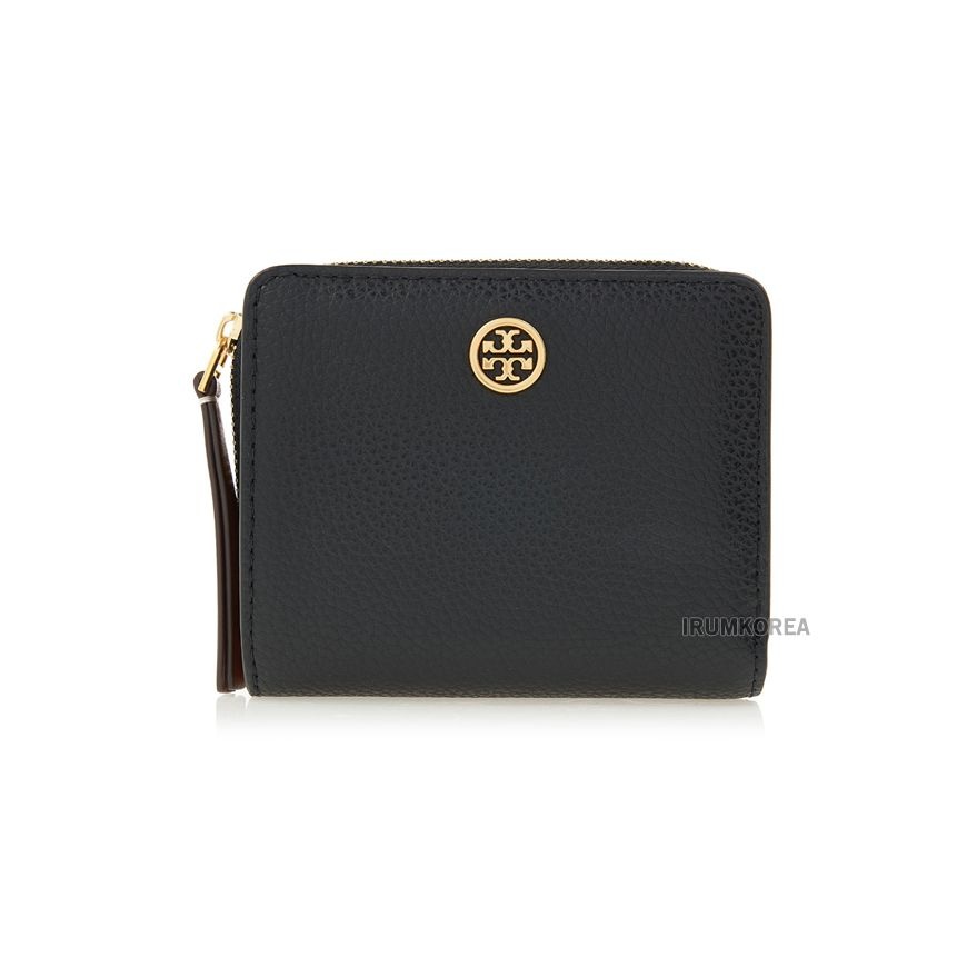 [롯데백화점]  [토리버치] SS25 여성 페블드 바이폴드 반지갑 146369 001