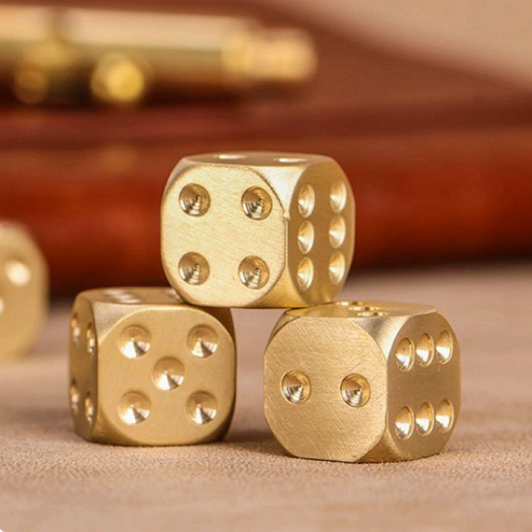황동 미니 골드 주사위 누름 냅킨 돌 고정 인테리어 꾸미기 소품 단체 대량