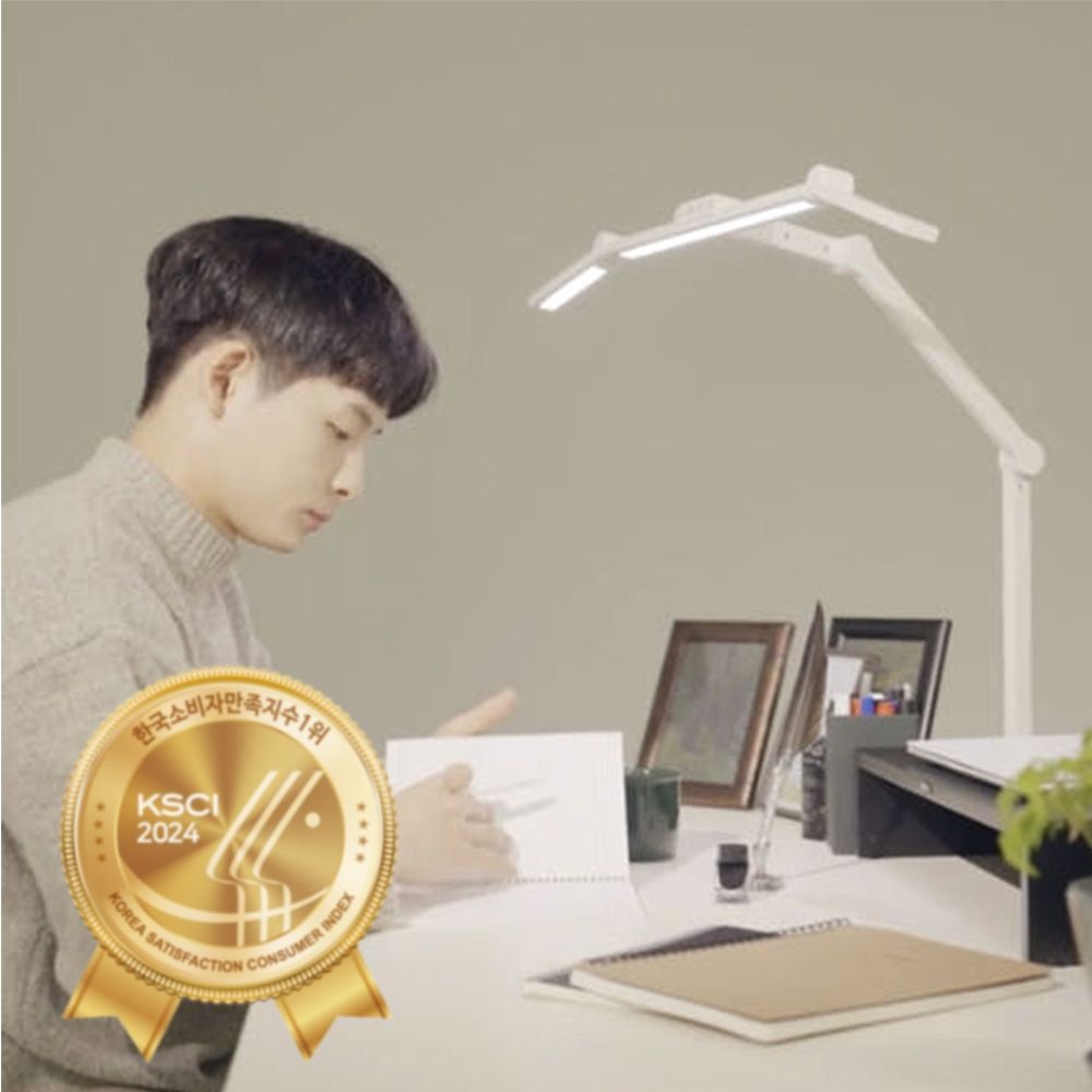STDL01 스탠드 삼성 시력보호 와이드 책상스탠드 공부등 독서등 조명