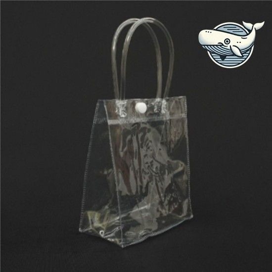 선물포장용 투명 쇼핑백 크기 다용도 소비자용 PVC쇼핑백 비닐가방 투명쇼핑백 선물쇼핑백