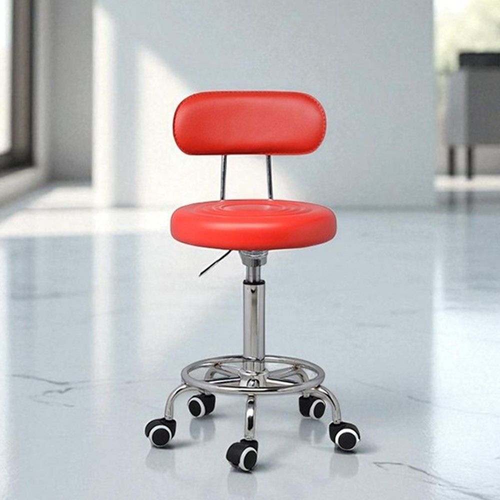 심스 병원 약국 등받이있는 튼튼한 회전의자 내과 진찰실 옮기기쉬운