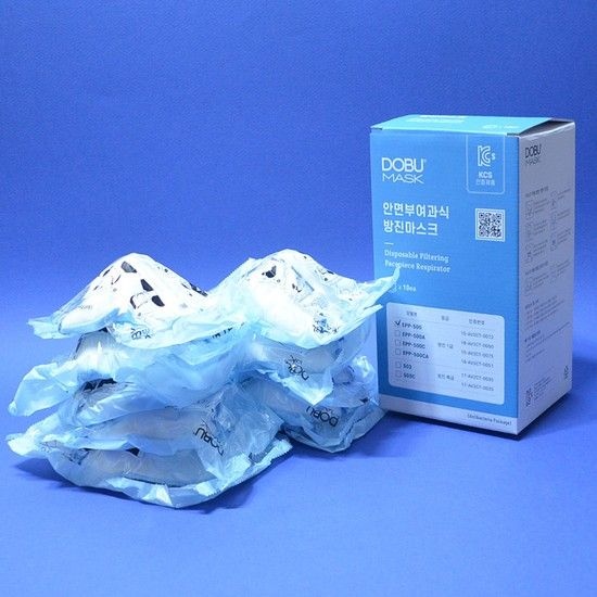 2 도부 호흡기보호 마스크 1급 EPP-500 KF94동급사양 8401320 감염원으로부터 호흡기보호/ 황사