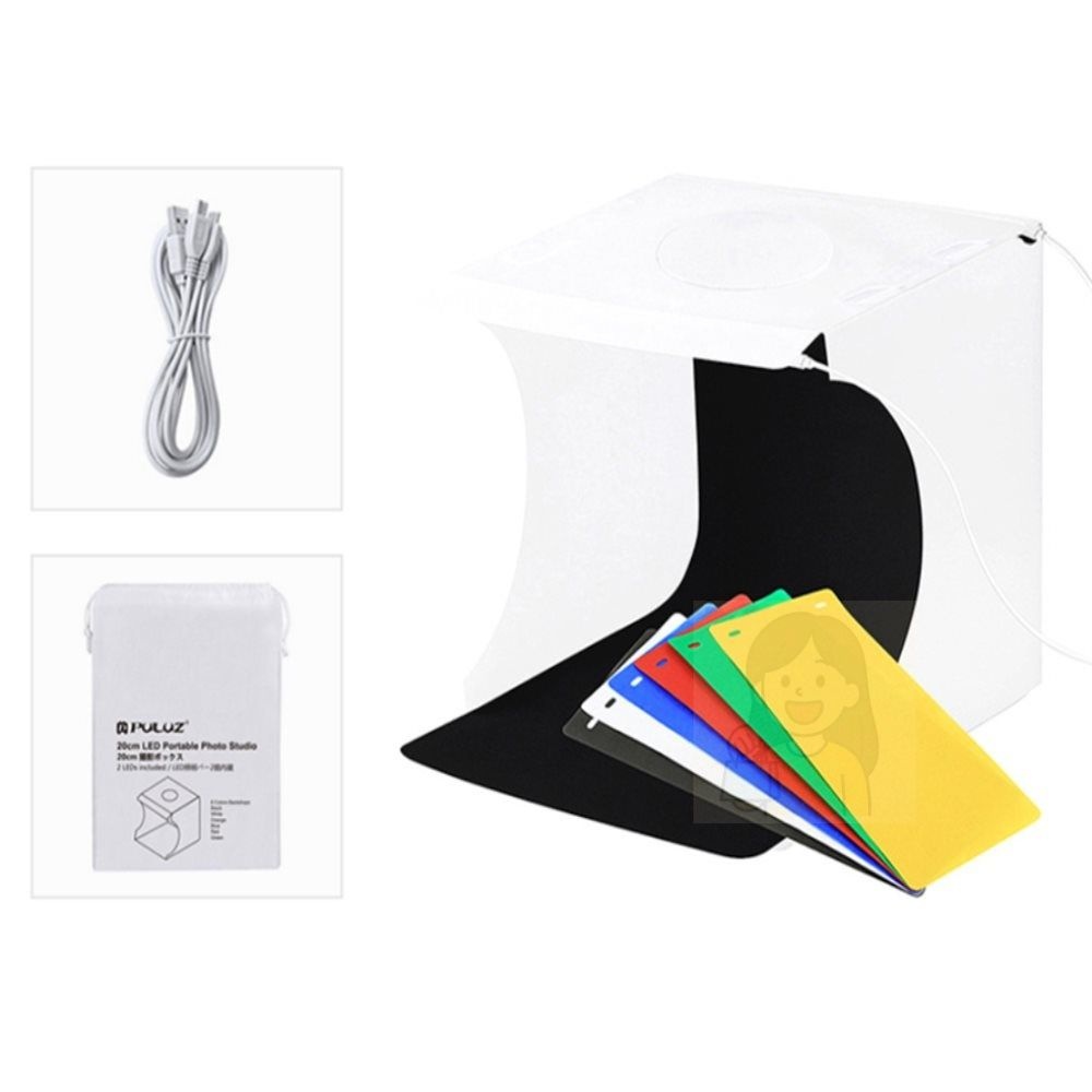 솔선마켓협력사 쏘굿픽 LED 조명박스 22X23CM 미니촬영박스 간이스튜디오 미니포토박스