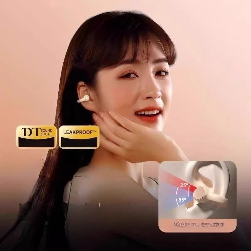 [해외] 골전도 무선 블루투스 헤드폰 스포츠형 클립온 귀걸이형 이어폰 초장시간 배터리 가성비 좋은 노이즈캔슬링