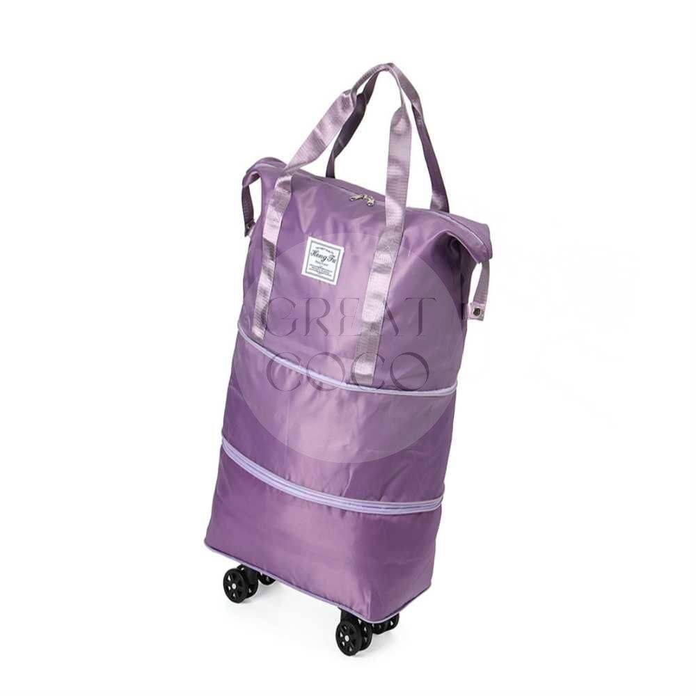 그코 확장 보스턴백 퍼플 이민가방 트래블백 여행용보스턴가방
