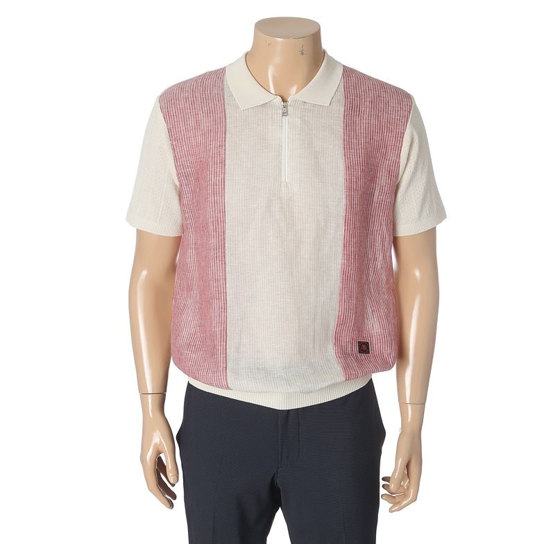 [롯데백화점] 레드옥스 2021 S/S/ 캐주얼 반팔 카라 니트(R212SW955BEB) LE1208950042