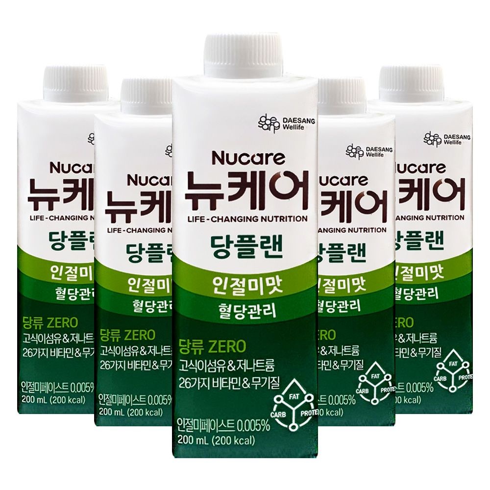 대상웰라이프 뉴케어 당플랜 인절미맛 200ml 30팩 식사대용 균형 영양식 D