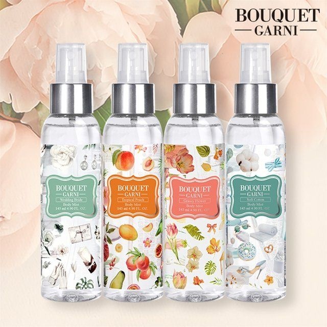 부케가르니 바디미스트 4종 세트 일괄 (4가지향)