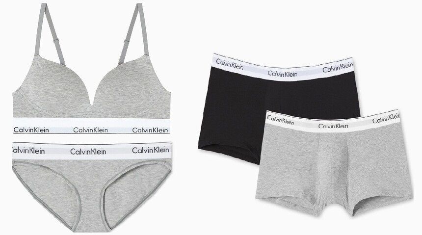 [롯데백화점] 캘빈클라인 언더웨어 아이콘 코튼 모달 푸쉬업 커플세트 QF7623AD-P7A-NB3985-UJH LE1216192976