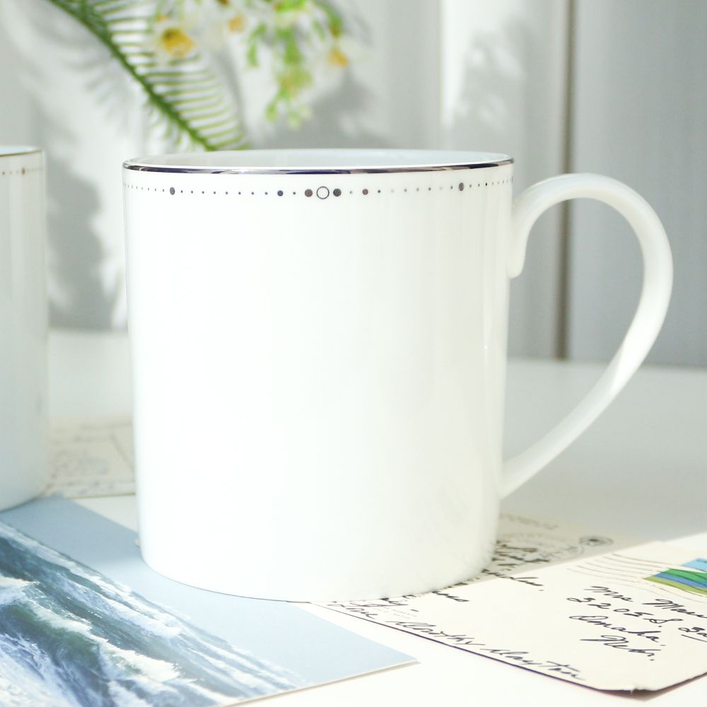 [롯데백화점] 한국도자기 본차이나 플래티늄위시스 머그 2인세트 2P 350ml LE1217111698