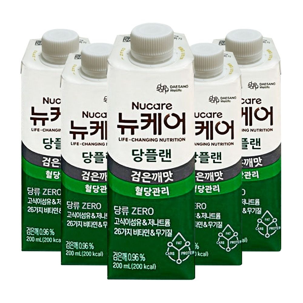 대상웰라이프 대상웰라이프 뉴케어 당플랜 검은깨맛 200ml 30팩 균형영양식 환자 간식 식사대용식 G